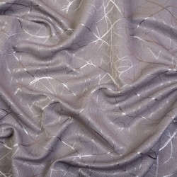 Ткань Блэкаут для штор светозатемняющая 75% &quot;Ледовое тиснение цвет Серый&quot; (на отрез)  в Архангельске