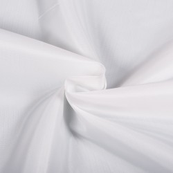 Ткань подкладочная Таффета 190Т, цвет Белый (на отрез)  в Архангельске