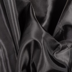 Ткань подкладочная Таффета 190Т, цвет Черный (на отрез)  в Архангельске
