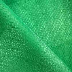 Ткань Оксфорд 300D PU Рип-Стоп СОТЫ, цвет Зелёный (на отрез)  в Архангельске