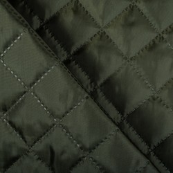 Стеганая подкладочная ткань с синтепоном (100гр/м2), цвет Хаки (на отрез)  в Архангельске